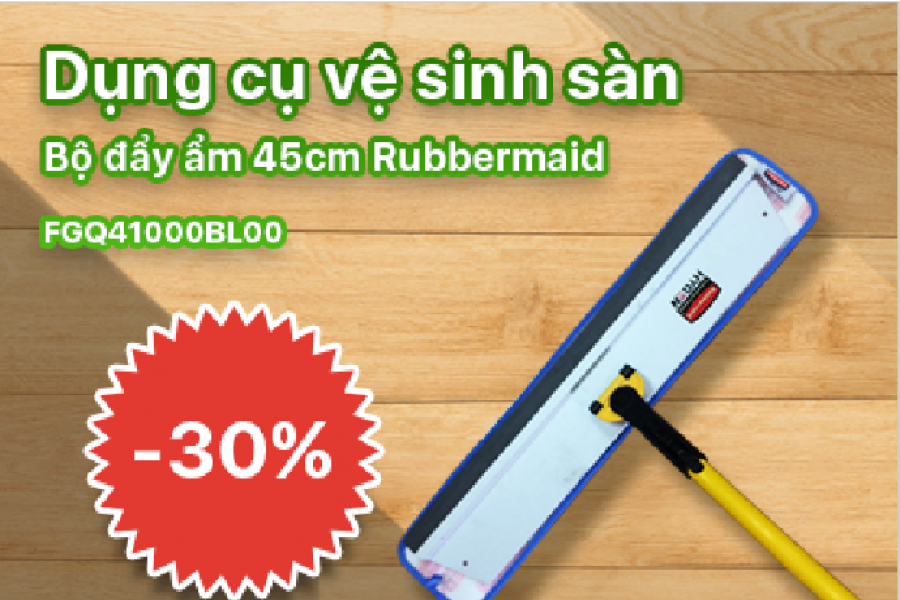 Khuyến mãi Shock-giảm giá 30% bộ sản phẩm Rubberrmaid
