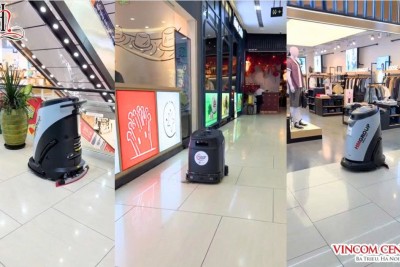 Demo Robot Scrubber 50 và Phantas tại Vincom Center Bà Triệu – Dấu mốc hợp tác giữa Hoàn Mỹ Hotel Supply và Tập đoàn Vingroup