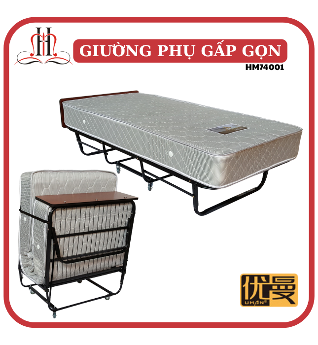 Giường phụ gấp gọn khách sạn